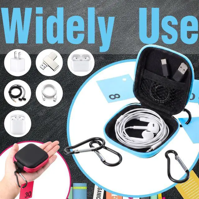 Alt view image 4 of 7 - 36 Pack Numbered Earbud Cases for Classroom, Student Earphones Storage Organizer Pouches with Color Number Cards, Portable EVA Earbud Holder for Teachers Students, Back to School Classroom Supplies