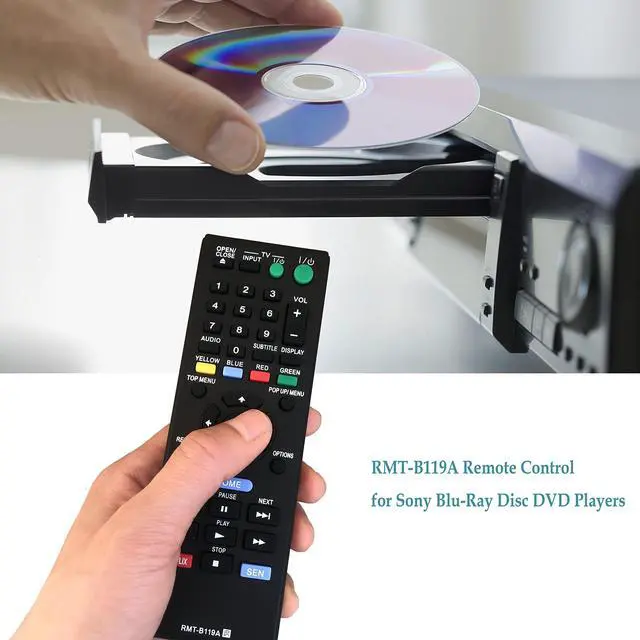 Alt view image 3 of 5 - Universal Remote Control Replacement for Sony BDP-S580 BDP-S5100 BDP-S590 BDP-S185 BDP-S480 BDP-BX37 BDP-S390 BDP-BX58 Blu-ray Disc Player