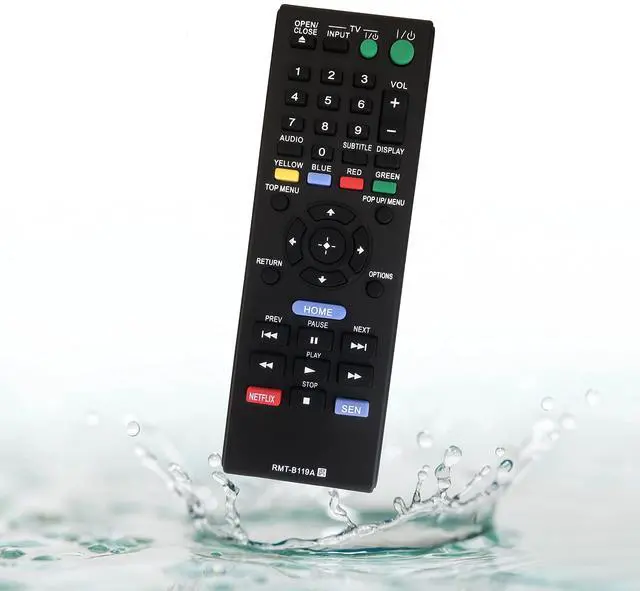 Alt view image 2 of 5 - Universal Remote Control Replacement for Sony BDP-S580 BDP-S5100 BDP-S590 BDP-S185 BDP-S480 BDP-BX37 BDP-S390 BDP-BX58 Blu-ray Disc Player