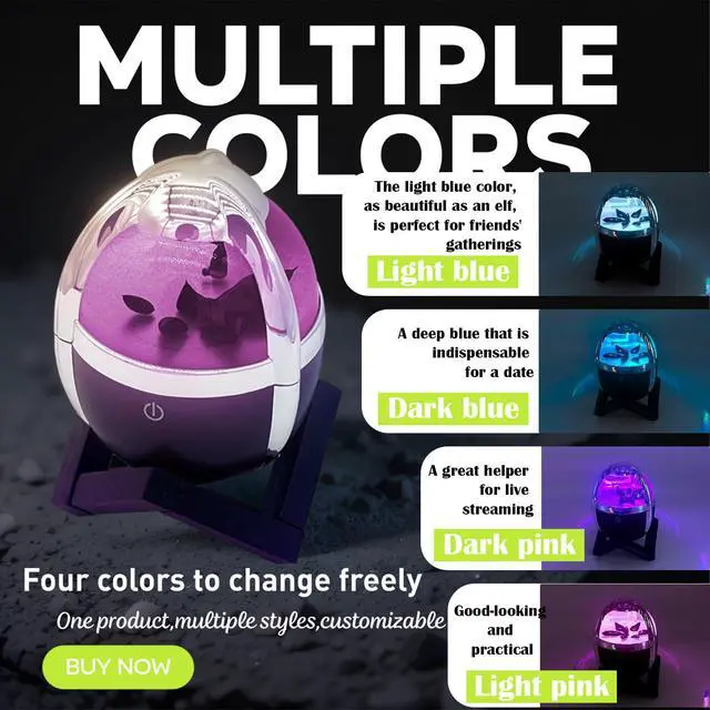 Alt view image 3 of 7 - Dancing Ferrofluid Speaker,Magnetic Fluid Bluetooth Music Mate | Stress Relief |LED Light |Stereo Sound |Touch Control,Cool Fluid Display Desk Toy for Office, Gaming,Science Enthusiast Gift