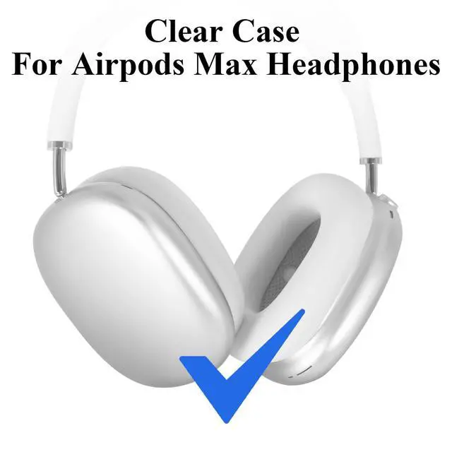 Alt view image 4 of 7 - Case Cover for Apple AirPods Max/Max 2 (Spider,Clear) | TPU Cool Soft Clear Case,Silver Spider Earcup Cover for Apple AirPods Max for Men&Women Accessories Protective Cover