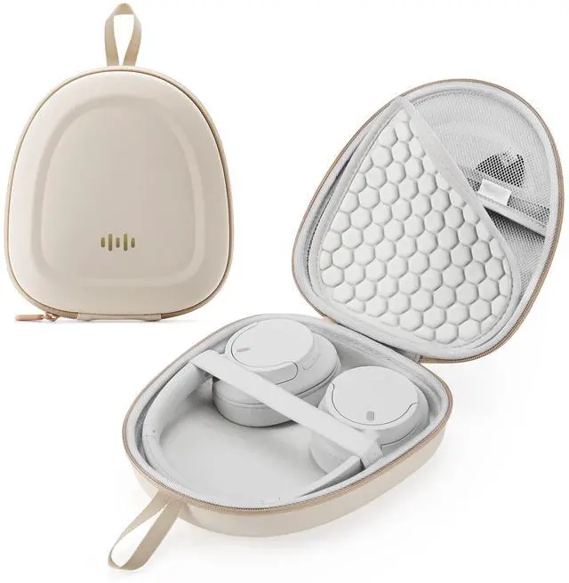 Main image of Hard Over-Ear Headphone Case for Sony WH-CH720N/Soundcore Q20i/Q30/Space One/JBL Tune 720BT/770NC/Bose/Skullcandy/JLab, Enhanced Shock-Absorbent Design, Universal Travel Organizer Bag