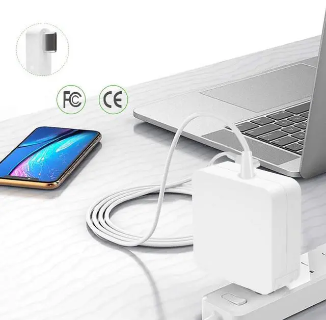 Alt view image 4 of 7 - 60W Charger Compatible for A1278 MacBook Pro - Fast L-Tip Power Adapter Compatible for Mac Book Air, Mac Book Pro 13 inch Laptop (Before Mid 2012 Models), A1278 A1181 A1184 Supply Cord