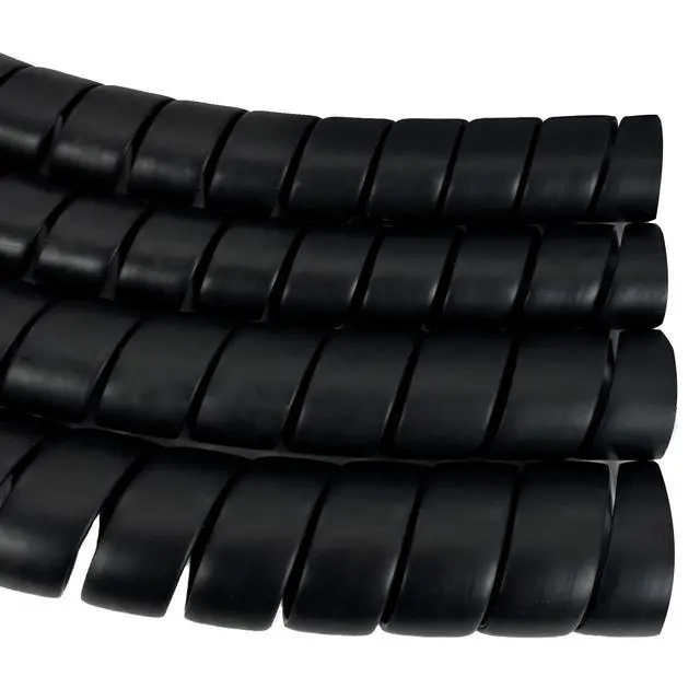 Alt view image 4 of 7 - Spiral Wrap Hose Cable Protector - 1.58" OD x 12' Pre-Cut Lengths-Safe Hose Protector to Avoid Wear and Extend Life for Hydraulic Pneumatic Hoses
