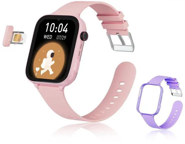 Main image of 4G Kids Watch, Smart Watch for Kid GPS Tracker with SIM Card, Texting, Camera, Two-Way Calling, School Mode, SOS, Games, Best for Kids Aged 3-12, Ideal Gift for Children