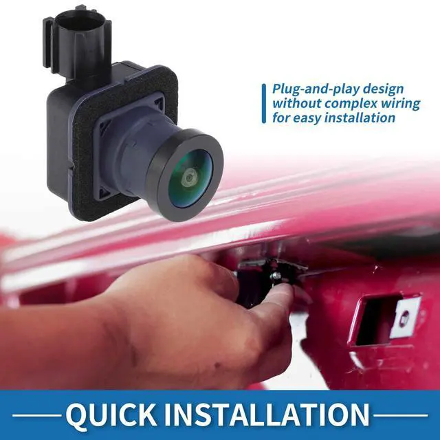 Alt view image 6 of 7 - Rear View Camera for Chrysler Pacifica 3.6L 2017-2026 for Chrysler Voyager 3.6L 2020-2022 2024 2026 Park Assist Backup Reverse Camera Replace No.68227397AH/68227397AE/68227397AG