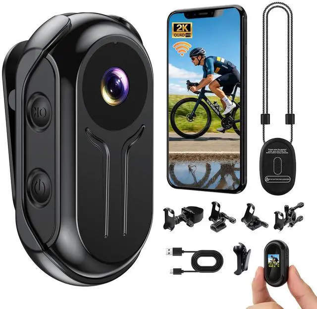 Main image of 2K Mini Body Camera with 0.85" Screen,Thumb Size Small POV Camera with WiFi,Tiny Wearable Action Camera Magnetic Camcorder for Vlogging Work Cycling Motorcycle Pet Travel