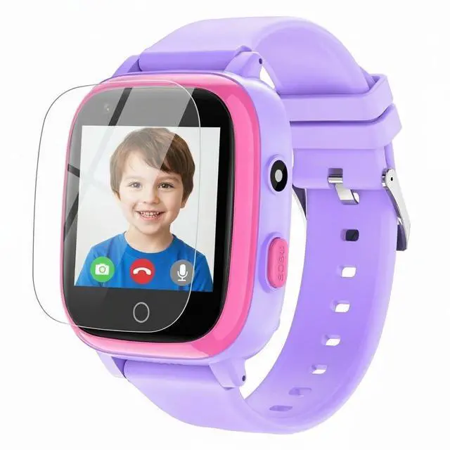 Main image of 4G Smart Watch for Kids with GPS Tracker, Globally Applicable, Texting and Calling, Kids Watch for Ages 4-12 - Includes Video Call, Chat, SOS Alerts, App - Fun & Educational Birthday Gift Idea