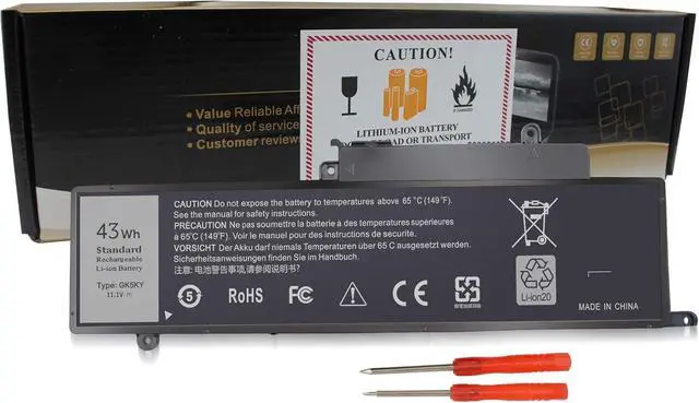 Alt view image 3 of 5 - GK5KY Laptop Battery for Dell Inspiron 11 3000 Series 3147 3148 3153 3152 | 3157 3158 15 7000 7558 7568 13 7353 7359 7347 7348 7352 GK5KY 0GK5KY CK5KY-4 Cells