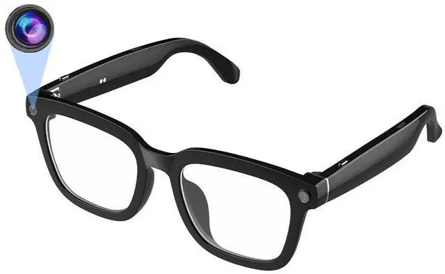 Main image of Al Smart Glasses,1080p HD Camera with Music & Call Features, Ai Bluetooth Glasses for Remote Video Recording, Voice Control,with 32GB Storage for Travel, Sports, Outdoor Use (Anti-Blue Light Lens)