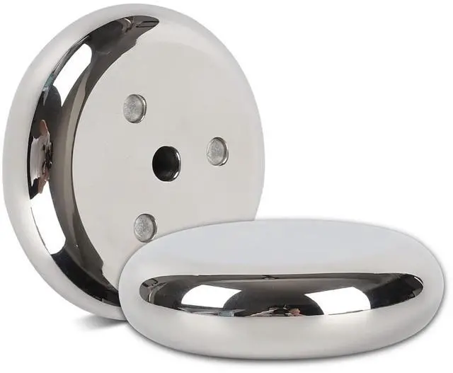 Main image of Vinyl Record Weight Stabilizer,563g/19.86oz Stainless Steel Silver Turntable Weight for HiFi LP Record Player