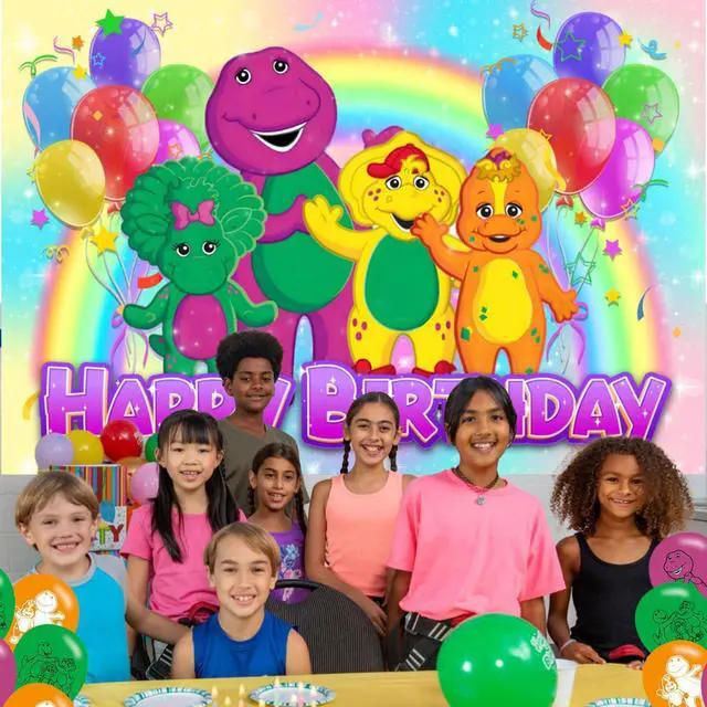 Alt view image 7 of 7 - Birthday Party Decoration, Photo Background 5 x 3 FT, 18 Pcs Balloons, Merch Party Backdrop Supplies