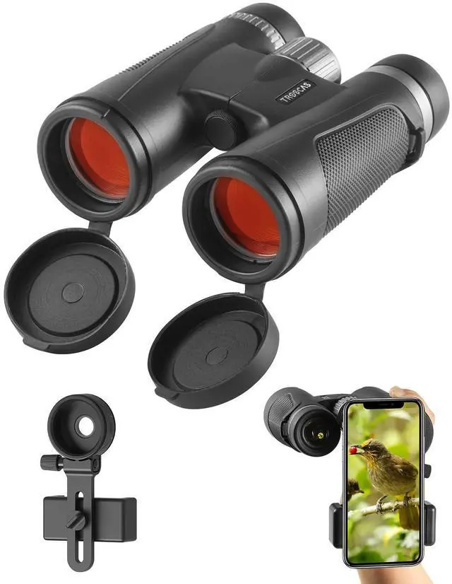 Main image of Dawn Series 10x42 Binoculars for Adults - Wide Field of View with Phone Adapter for Bird Watching, Hunting & Stargazing
