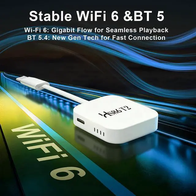Alt view image 6 of 7 - Latest Smart TV Stick Android 14.0 2026 4K @60fps Ultra HD TV Stick Android Box 2GB RAM 16GB ROM RK3518 Processor Dual WiFi 6 2.4G/5G BT5 HDR10+ USB2.0 HDMI 2.0 with Bluetooth Voice Remote Control
