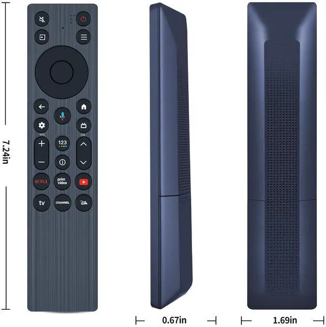 Alt view image 2 of 5 - RC923A FMB1 Replacement Remote for TCL QD-Mini LED 4K UHD Smart TV | Compatible Models: 50/55/65/75/85 QM5K, QM6K, QM7K, Q77K Series, Non-Voice Version, No Programming, Fast Response
