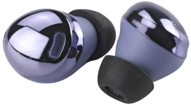 Main image of Memory Foam Replacement Ear Tips, Black, Medium (3 Pairs) | For Samsung Galaxy Buds Pro, Ultimate Comfort, Secure Fit, Superior Noise Isolation