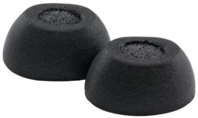 Alt view image 2 of 7 - Memory Foam Replacement Ear Tips, Black, Medium (3 Pairs) | For Samsung Galaxy Buds Pro, Ultimate Comfort, Secure Fit, Superior Noise Isolation