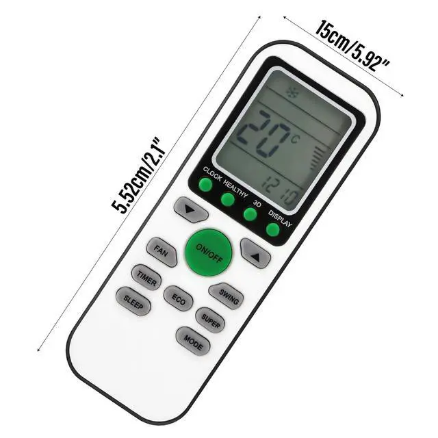 Alt view image 2 of 7 - Mini Split Remote Control Replacement for Everwell Air Conditioner Inverter Mini-Split MRL1223C MRL1823E MRL1223E MRL2423E MRL2423C MRL1823C MRL0923E MRL0923C MRL1213E MRL1213C