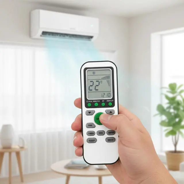 Alt view image 7 of 7 - Mini Split Remote Control Replacement for Everwell Air Conditioner Inverter Mini-Split MRL1223C MRL1823E MRL1223E MRL2423E MRL2423C MRL1823C MRL0923E MRL0923C MRL1213E MRL1213C