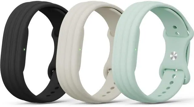 Main image of 3 Pack Silicone Straps Compatible with Google Fitbit Air Band | Adjustable Sport Wristband for Fitbit Air Bands Accessories for Women Men, Sweatproof & Water Resistant, Soft & Breathable