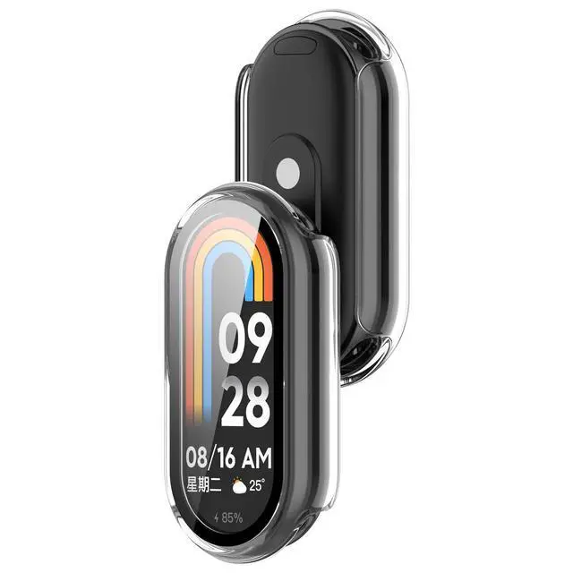 Alt view image 7 of 7 - Compatible with Xiaomi Mi Smart Band 10 Screen Protector, Full Coverage Protective Cases Cover for Xiaomi Mi Smart Band 10 10NFC Accessories (5Pack-D)