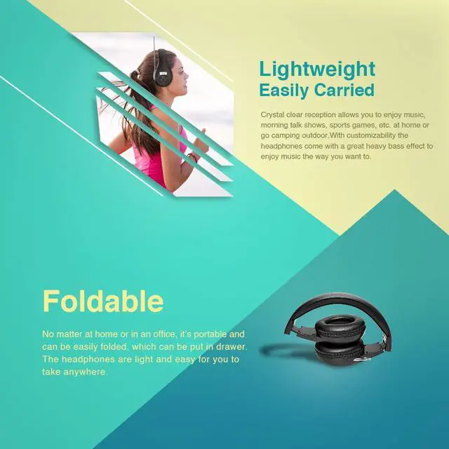 Alt view image 5 of 7 - Wireless Personal FM Radio Headphones Ear Muffs with Best Reception | Portable Headset with Radio Built in for Walking, Jogging, Daily Works Powered by 2 AA Batteries (Not Included)