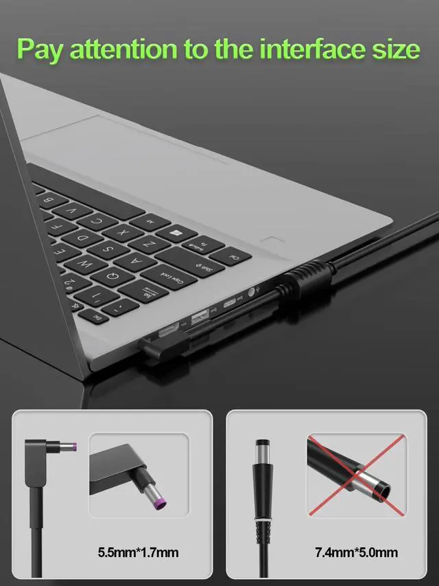 Alt view image 2 of 7 - 135W Charger Compatible with Acer Nitro 5 7 V16 V15 V17 V14 AN515 AN517 AN715 N20C1 Aspire 7 VX 15 ConceptD Laptop C27 Z3 Z24 CA24I2 AIO Desktop AC Adapter