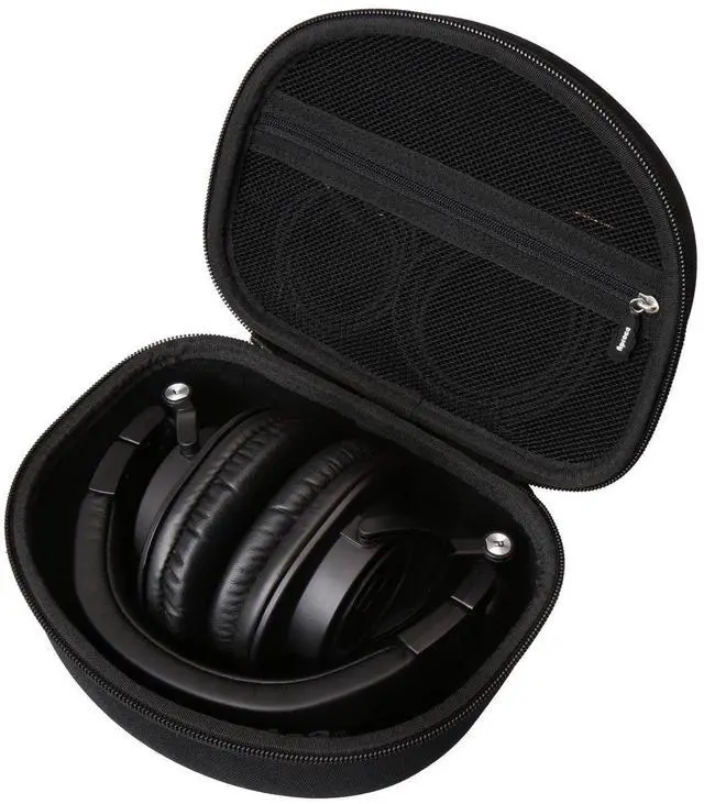 Main image of Case Compatible with Audio-Technica ATH-M50X ATH-M50XGM ATH-M40x ATH-M30x ATH-M20x / Sony MDR7506 Professional Studio Monitor Headphones, Portable Storage Bag for Accessories (Black)