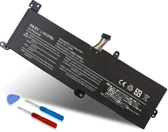 Main image of L16C2PB2 Battery Replacement for Lenovo IdeaPad 320 330 S145 320-15abr | 320-15ikb 320-17ikb 330-15ikb 330-15ast 330-17ikb S145-15iwl S145-14iwl Serie L17L2PF1 L17M2PB7 L16L2PB2 L16M2PB2 2ICP6/54/90