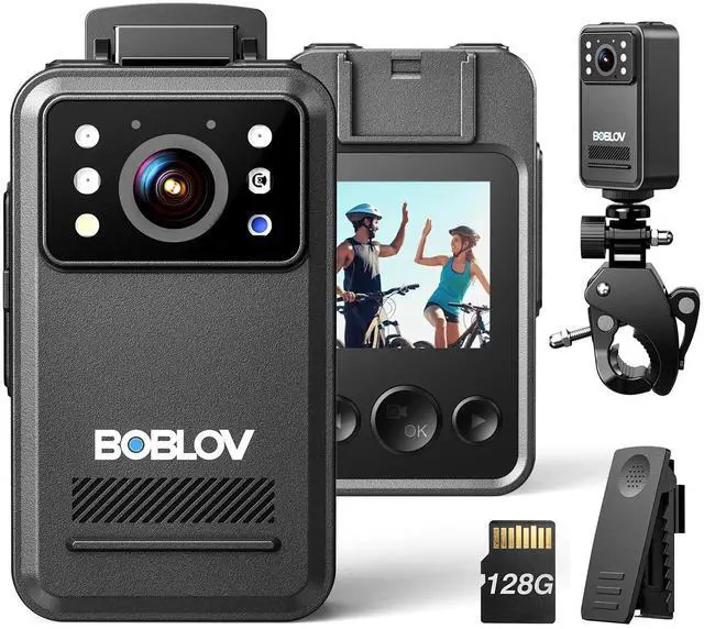 Main image of A28 Small Body Camera, Mini Video Camera Camcorder with 2K, 9 Hours Battery Life, with Night Vision, and Bike Mount for On-The-Go Recording, Law Enforcement and Personal Usage(128GB)
