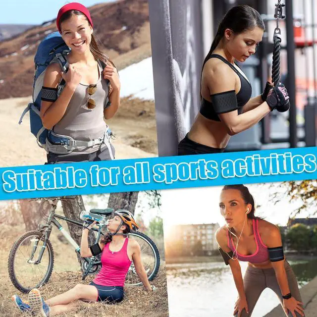 Alt view image 6 of 6 - 6 Pcs Arm Band Sensor Cover Washable Reusable Sensor Breathable Armband Sleeve for Kids Adults During Sport Exercise Supplies, Replace Adhesive Patches Tape, XL, 15-16.7 Inches, 3 Color