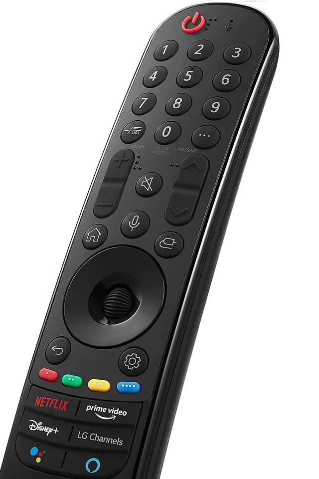 Alt view image 2 of 7 - OEM Replacement Magic Bluetooth TV Remote Controller with Mic for LG Televisions (MR21GA)