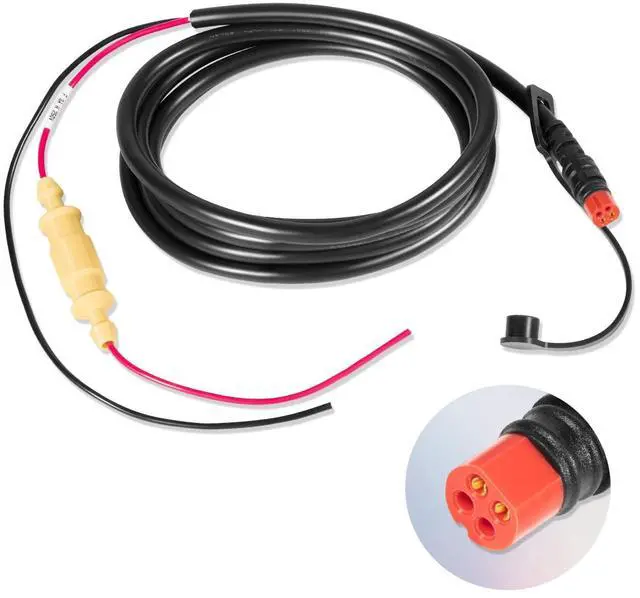 Main image of 010-11678-10 Power Cable, 4-Pin Power Cord Fit for Garmin Echo Fish Finder 100, 101, 150, 151, 151dv, 200, 201, 201dv, 300c, 301c, 301dv, 500c, 501c, 550c, 551c, 551dv (6 ft. /1.8m)