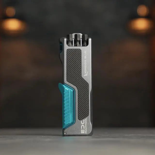 Alt view image 3 of 7 - EDC Multi-Tool V2 | 1/4 Bit Driver, Torque Driver, Camera Rig Tool, Magnetic Flip Lid, Bubble Level, Belt Clip, Aerospace-Grade Aluminum | Space Gray