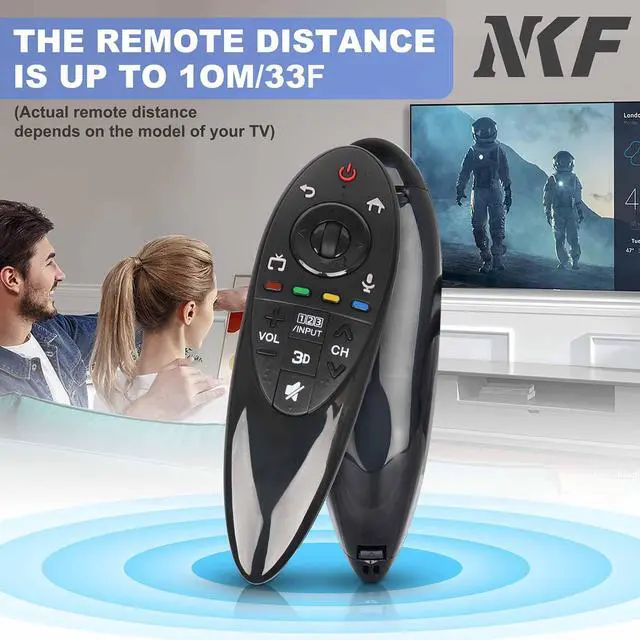 Alt view image 5 of 7 - AN-MR500G ANMR500G Remote Control Replacement for L-G 3D Smart TV Remote MBM63935937 105UC9T-TA 60LB720V-ZG 50LB679V-ZF 47LB671V-ZF 39LB6500 42LB6300 55LB6300 65LB6300 77EG9700 79UB989Y-TA