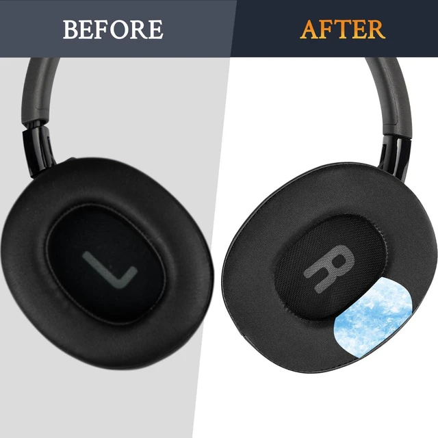Alt view image 4 of 7 - Cooling Earpads for JBL Tune 760NC, Tune 770NC - Black | for JBL Tune(700BT/710BT/720BT/750BTNC/760NC/770NC) Headphones
