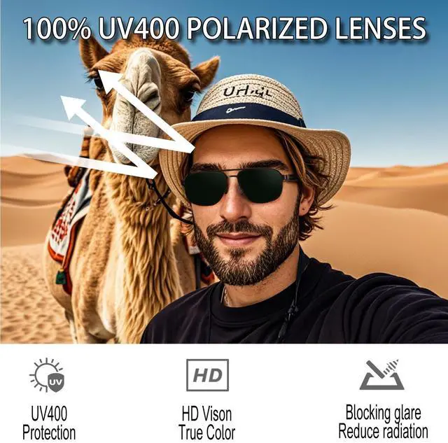 Alt view image 2 of 7 - Smart Glasses for Men,AI Glasses 12H Work Time | Real-time Translation Bluetooth 150+ Languages IPX7 Waterproof Polarized Anti-UV Anti-Dizziness for Business Travel