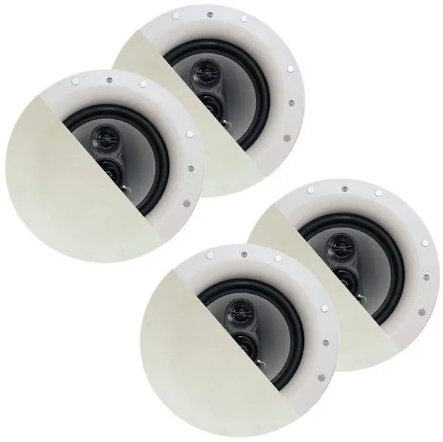 Main image of Acoustic Audio CSic84 Frameless in Ceiling 8" Speaker 2 Pair Pack 3 Way Home Theater Speakers