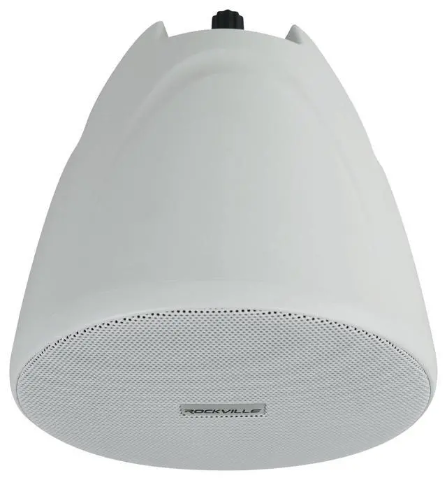 Alt view image 2 of 7 - PEN-40T White 4" Hanging Pendant Speaker for Restaurants, 5-Pack | 70V/100V Transformer Taps: 40W, 20W, 10W, 5W or 8 Ohm 60W RMS, Euroblock Terminals, Deep Bass