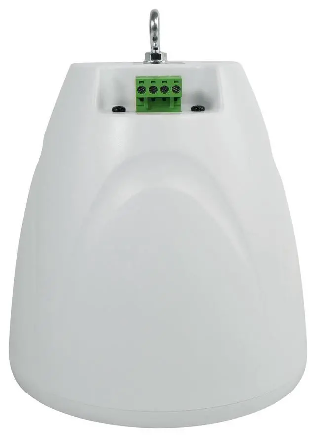 Alt view image 4 of 7 - PEN-40T White 4" Hanging Pendant Speaker for Restaurants, 5-Pack | 70V/100V Transformer Taps: 40W, 20W, 10W, 5W or 8 Ohm 60W RMS, Euroblock Terminals, Deep Bass
