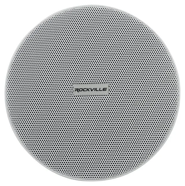Alt view image 3 of 7 - PEN-40T White 4" Hanging Pendant Speaker for Restaurants, 5-Pack | 70V/100V Transformer Taps: 40W, 20W, 10W, 5W or 8 Ohm 60W RMS, Euroblock Terminals, Deep Bass