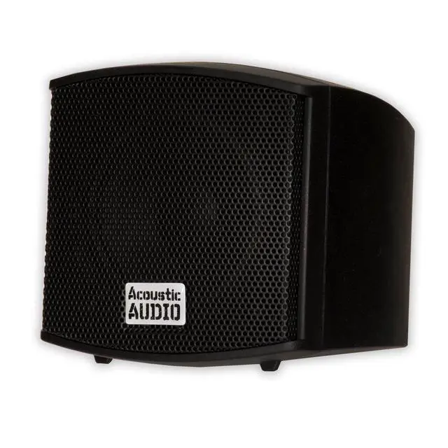 Alt view image 4 of 7 - Acoustic Audio AA321B and AA32CB Mountable Indoor Speakers Home Theater 7 Speaker Set