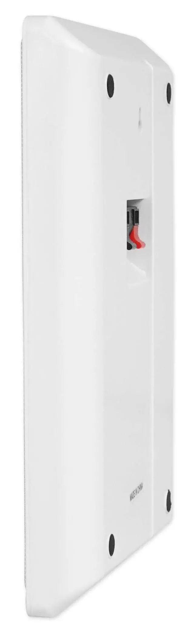 Alt view image 5 of 7 - RockSlim White 5.25" Home Theater Wall Mount Speakers, 6-Pack | 240W Peak, 80W RMS, Slim 1.38" Design, Easy Wall Mount, 0.5" Mylar Tweeters, White Finish