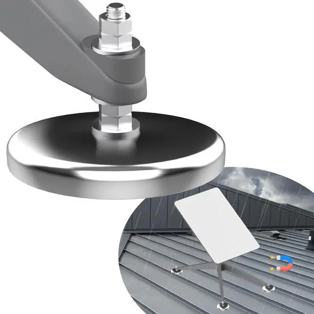 Main image of 600 pounds Magnetic roof Mount for starlink,Strong Neodyminum Round Magnet mounting kit for starlink V2(Gen2) Dish,Each Magnet with 150 pounds Pull-Force for starlink Antennas Internet kit Satellite