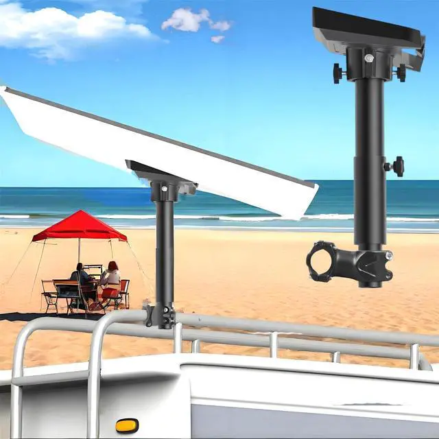 Main image of Starlink Gen 3 RV Ladder Mount - RV, Camper, Yacht, Pole, Railing Clamp for Roof/Rack (0.8-1.1" Dia)