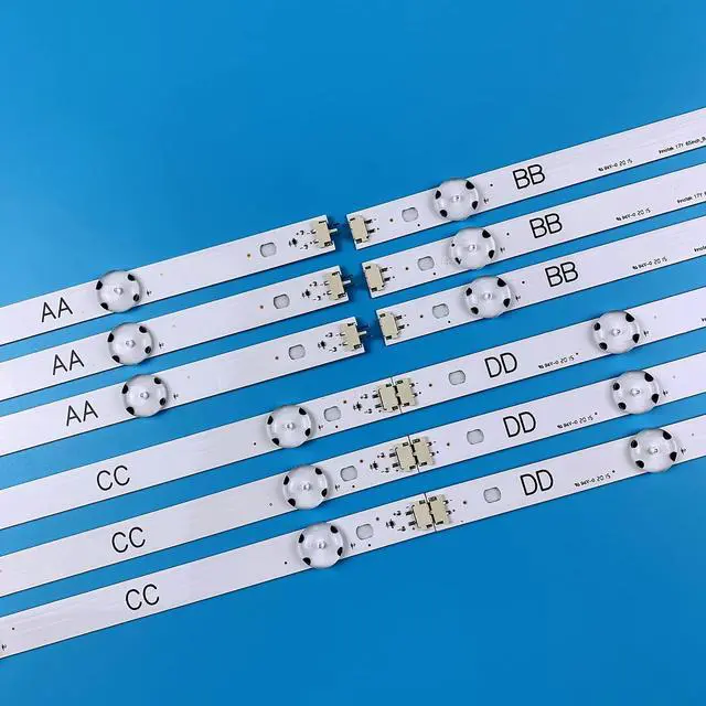 Alt view image 4 of 6 - 12 Pieces Led Backlight Strips for LG 65 TV 65UJ63 65UJ6300-UA 65UJ6200-UA 65UJ5500 65UJ6320 Innotek 17Y 65inch_A SSC 65UJ63_UHD_A B C D