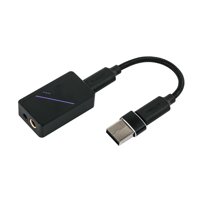 Alt view image 3 of 7 - SIMGOT DEW4X Portable HiFi in-Ear Monitor DAC AMP HiFi Earphone Stereo USB Dongle, with Dual C43198 DAC Chip, 384 kHz/32 bit, Tiny Audio Amps for PC/Phone