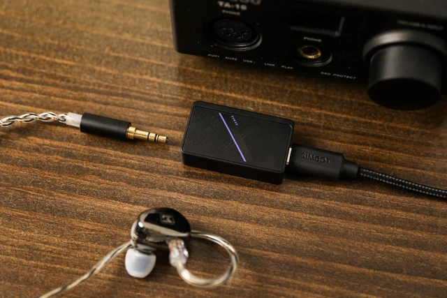 Alt view image 6 of 7 - SIMGOT DEW4X Portable HiFi in-Ear Monitor DAC AMP HiFi Earphone Stereo USB Dongle, with Dual C43198 DAC Chip, 384 kHz/32 bit, Tiny Audio Amps for PC/Phone