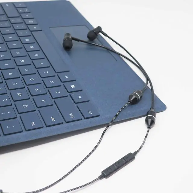 Alt view image 2 of 6 - Anti-Radiation Air Tube Headphones with Microphone Reduce RF to Negligible Levels (Black)