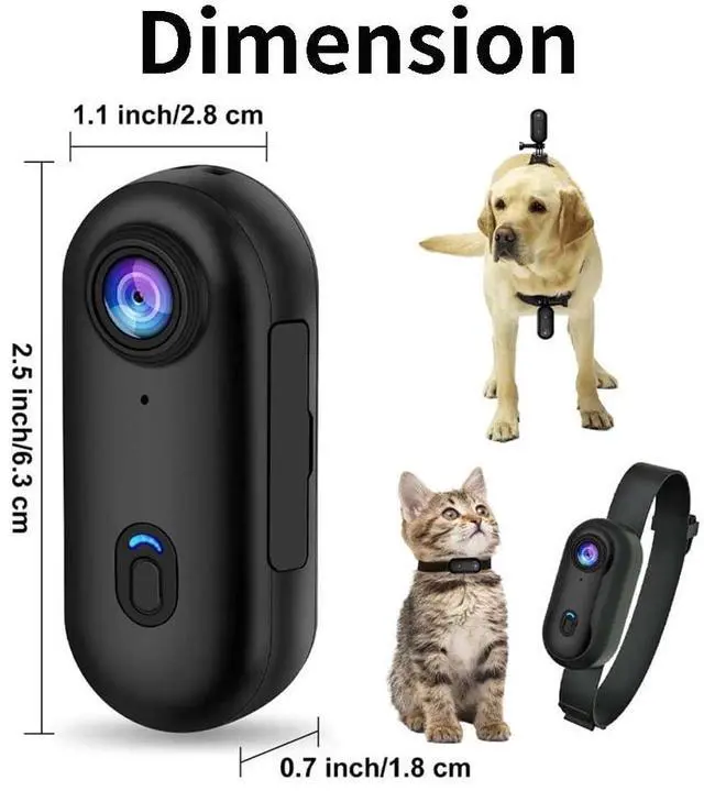Alt view image 3 of 7 - 4K Mini Action Camera, Included 64GB, Wearable Camera with 360°Rotatable Clip & Magnetic Clip, 120 Minutes for Recording, for Lecture, Traveling, Pet Walking and Outdoors Activities JS-10B